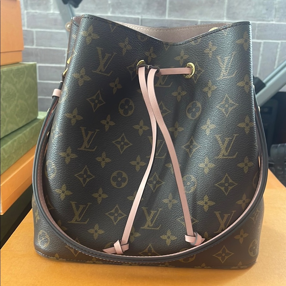 Louis Vuitton Brown Monogram Bucket Bag